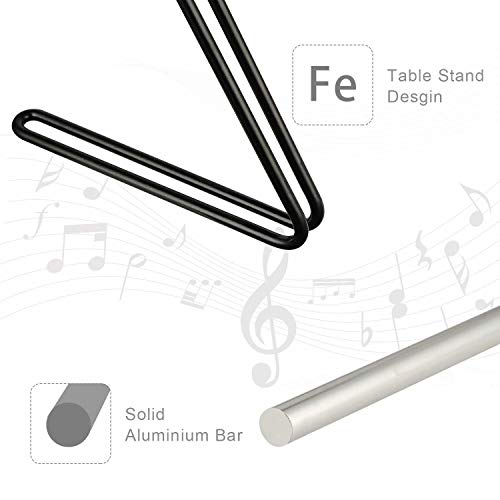 Table Top Bar Chime , Single-Row Musical Percussion Instrument With Solid Aluminum Pipe And Iron Stand Stick For Ornament Classroom Office Decoration Kids Educational Gift .... #TOP3