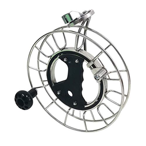 TX GIRL Silent Bearing Kite Stainless Steel Winder Wind Spinners Adult Outdoor Lockable Kite Handle Flying Sports Tools 9.5 Inch / 24CM (Size : 9.5 inch)
