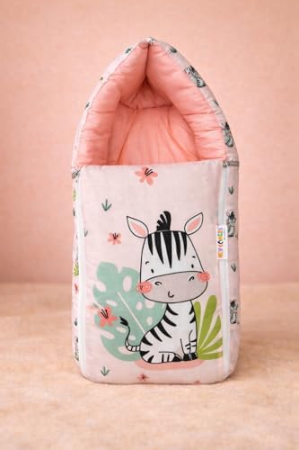NEW COMERS® 3 in 1 Carry Nest Portable Cushion Bed with Soft Cotton Padding Lightweight Travel Friendly Multi-Use Carry Wrap with Secure Support Design | Unisex Carry Bag Nest 858