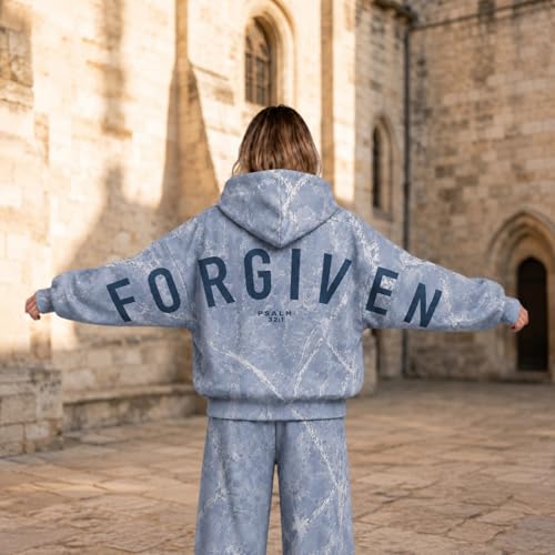 Camo Hoodie for Men Women Forgiven Sweatshirt Edgy Pullover - image 3