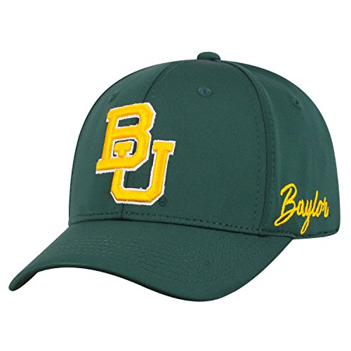 Top of the World Baylor Bears Men's Phenom Memory Fit 1Fit Hat Team Color Icon, One Fit