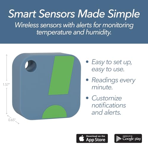 image for SensorPush HT1 Smart Temperature Sensor & Humidity Sensor - Thermomete