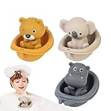 Giocattolo Da Bagno per Barca Con Animali, Interazgalleggianti Peer Giocatolo Da...