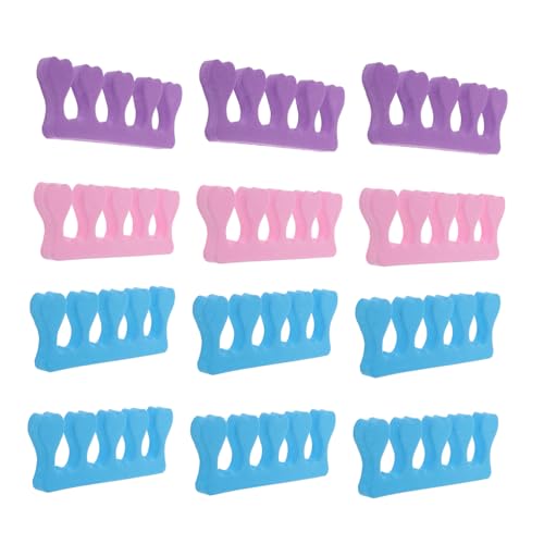 Gogogmee 90pcs Heart Shape Toe Separators for Men Nail Art Toe Spacers for Bunions