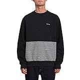 Peso: 290 g Volcom Sudadera Marca Modelo FORZEE Crew, Heather Grey, L