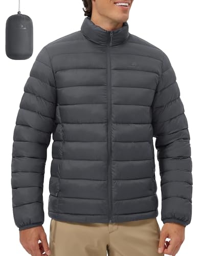 Pioneer Camp Daunenjacke Herren Warme Steppjacke & Übergangsjacke Herren, Wasserdicht & Winddicht, Winterjacke mit Taschen, Packbar für Freizeit, Wandern & Reisen