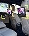Car Headrest Mount Holders for Dual Screen Portable DVD Player, Seat Headrest Brackets for WONNIE/NAVISKAUTO/Sylvania Portable DVD Player, Car DVD Player Headrest Mounts (2 Sets)
