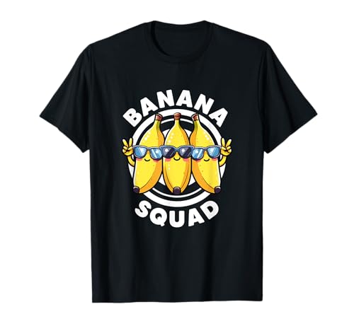 Banana Squad Funny Yellow Banana Lover Fruit Let's Go Bananas Camiseta