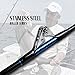 Fiblink Saltwater Offshore Trolling Fishing Rod Big Game Heavy Spinning Conventional Boat Fishing Roller Rod Pole with All Roller Guides (Heavy Power, 5-Feet 1-Inch, 30-50-Pound Test)