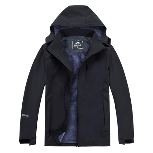 Chaqueta impermeable de invierno para hombre abrigo esquí viento SUKUTU