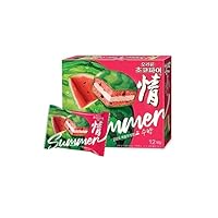 チョコパイスイカ　12個入り　twinsMA様お取り置き Amazon.co.jp: 情 スイカ チョコパイ28g x 12個 スイカ果汁 夏のおやつ