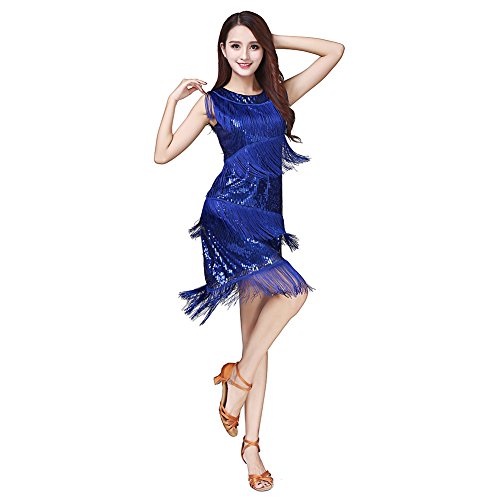 Loveble Mesdames Danse Latine Gland Robe Femmes Tango Jupe Costume Latin Cover