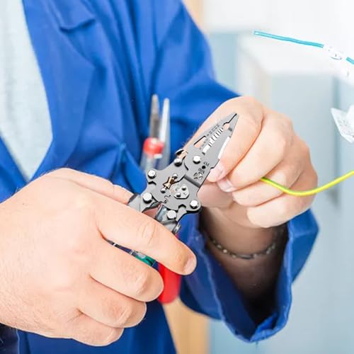 Testeur de tension et dénudeur compact pliable pour réparer vos circuits électriques