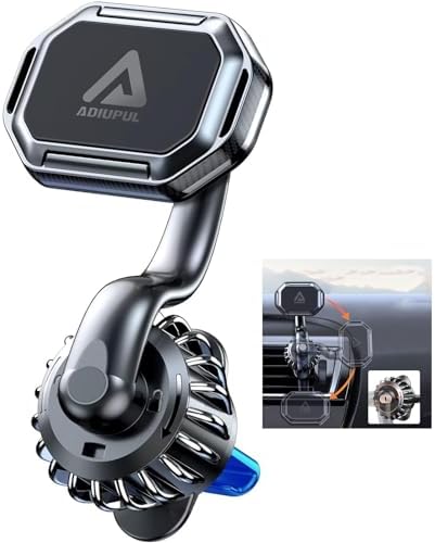 Magnetic Phone Holder for Your Car Mount 6 Military Car Phone Holder Mount Hands-Free Vent Cell Phone Holder Mount for Car Plate for iPhone All 15/14/13 Pro Max Plus Samsung