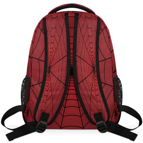 Spiders Web Kids Backpack for School Backpack Waterproof High College Bookbag Laptop Backpack Casual Gothic Daypack Elementary School Bag for Boys Girls4