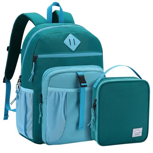 VASCHY Kids Backpack Lunch Bag Set, Girls 2-1 School Bookbag ...