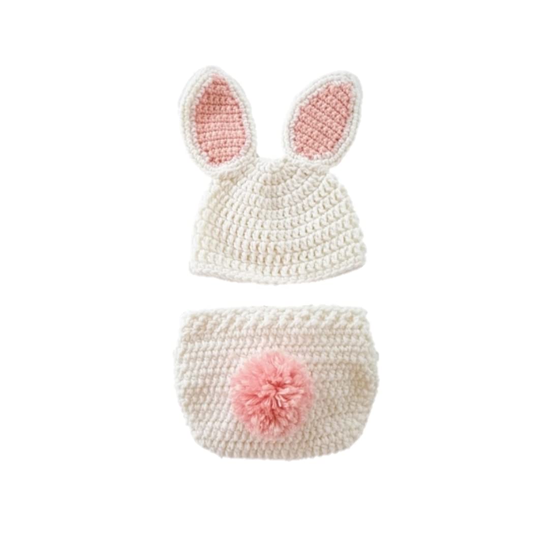 Crochet bunny outfit, newborn bunny outfit, newborn Easter