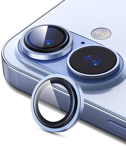 Image of Lensarmor Compatible With Mist Blue iPhone 17 Camera Lens Protector - 9H Tempered Glass, Scratch Resistant, Flash-Friendly Premium Lens Cover