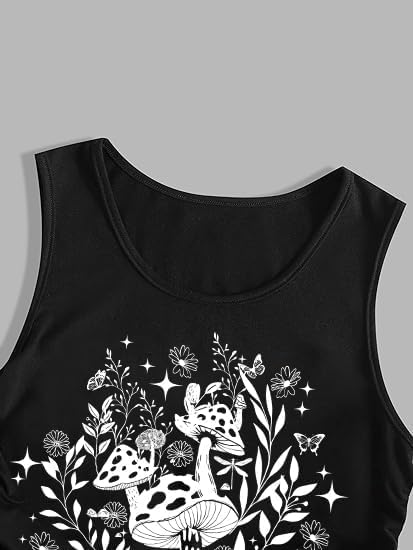 Remidoo Women's Casual Sleeveless Color Block Cropped Top Crewneck Tank Top Shirts - Image 5