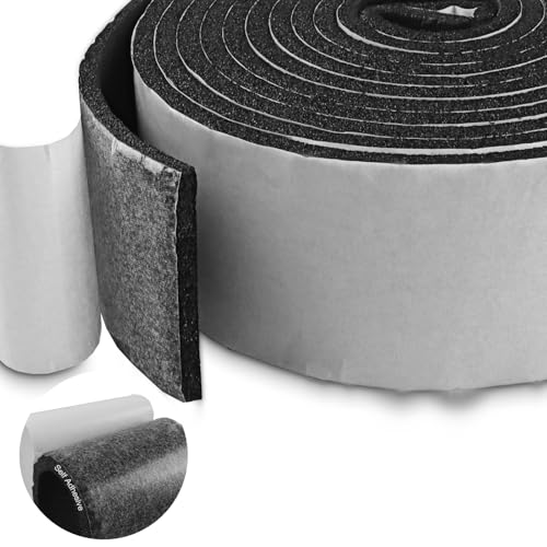 Cinta de espuma autoadhesiva ignífuga, burlete adhesivo resistente al fuego, espuma retardante de llama para ventanas y puertas, lámina de neopreno multifuncional, aislamiento térmico y acústico