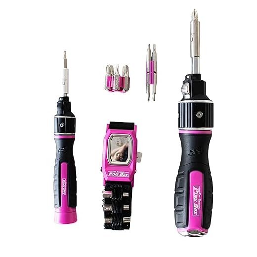 The Original Pink Box Lighted Screwdriver Set