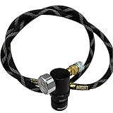 Clovair Clover Airsoft-Polarstar Micro Reg (MR) Regulator for Airsoft | Fast Refresh Rate | Made in The USA | Compatible with All Major HPA Engines (Regulator with Black and Beige HPA Line)