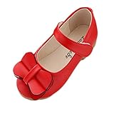 MEXI FC2-00107 - Patucos de Material Sintético para niña, Color Rojo, Talla 5.5 UK