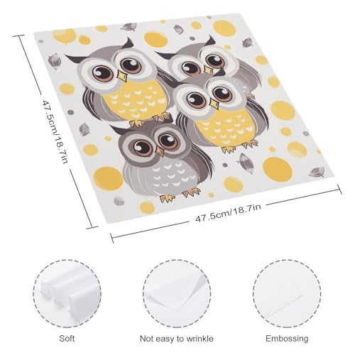 Servilletas de Tela Decorativas 18x18 Pulgadas 2 Piezas miniatura 2