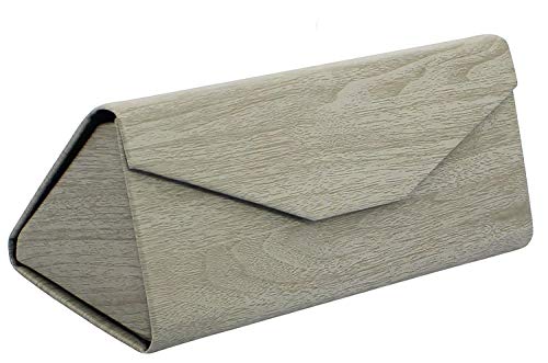 LUCKLYSTARu00ae Funda Plegable para Gafas, Funda para Gafas de Sol Estuche de Gafas Plegable de Forma de Creative Triangular Caja de Almacenamient