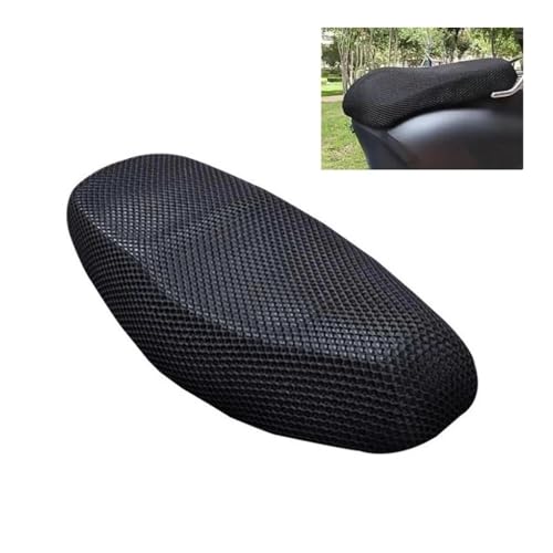 Cojín de moto antideslizante con funda de malla protectora transpirable 2