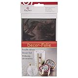 Rayher 8128322 Spiegelfolie, 20x30cm, SB-Btl 1Stück, silber