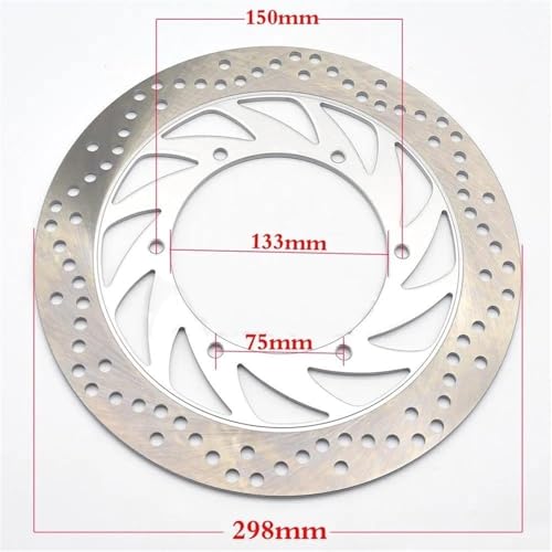 Disques de frein moto avant 298 mm pour vos balades en Yamaha XVS - 4