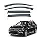 Baofumeirich 4 pièces Window deflectors pour BMW X1 i F48 2016-2020 Visières de fenêtre latérales Déflecteurs de Pare-Pluie de Voiture Pare-Soleil de Porte Auvents Déflecteurs de Vent