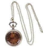 WESIEVYA Reloj de Bolsillo Vintage para Hombre y Mujer Diseño Retro, Funda Abatible Práctica, Compacto, Accesorio Unisex Adecuado para Uso Diario y Eventos Obsequios