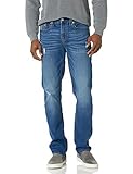 True Religion Men's Geno Big T Slim Fit Jean, Medium Wash, 29W X 34L
