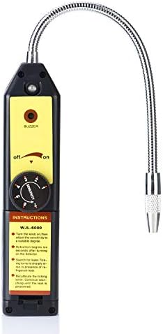 Refrigerant Freon Leak Detector with Indicator Light, High Accuracy and Instant Halogen Gas Leakage r for HFCs CFCs CFCs Halogen R134a R410a R22a Air Condition HVAC
