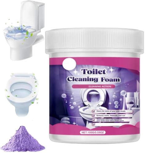Nettoyant De Toilettes En Mousse,Insta-Action Nettoyant Pour Toilettes Sans Effort,Wc Néttoyant Moussant Sans Contact,élimine Taches En 20 Minutes (1PC)