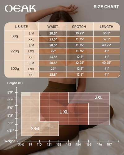 Image of OEAK Womens Fleece Lined Tights Fake Translucent Pantyhose Thermal Opaque High Waisted Winter Legging Footed Sheer Tights 220g Fake Translucent Honey L /XL