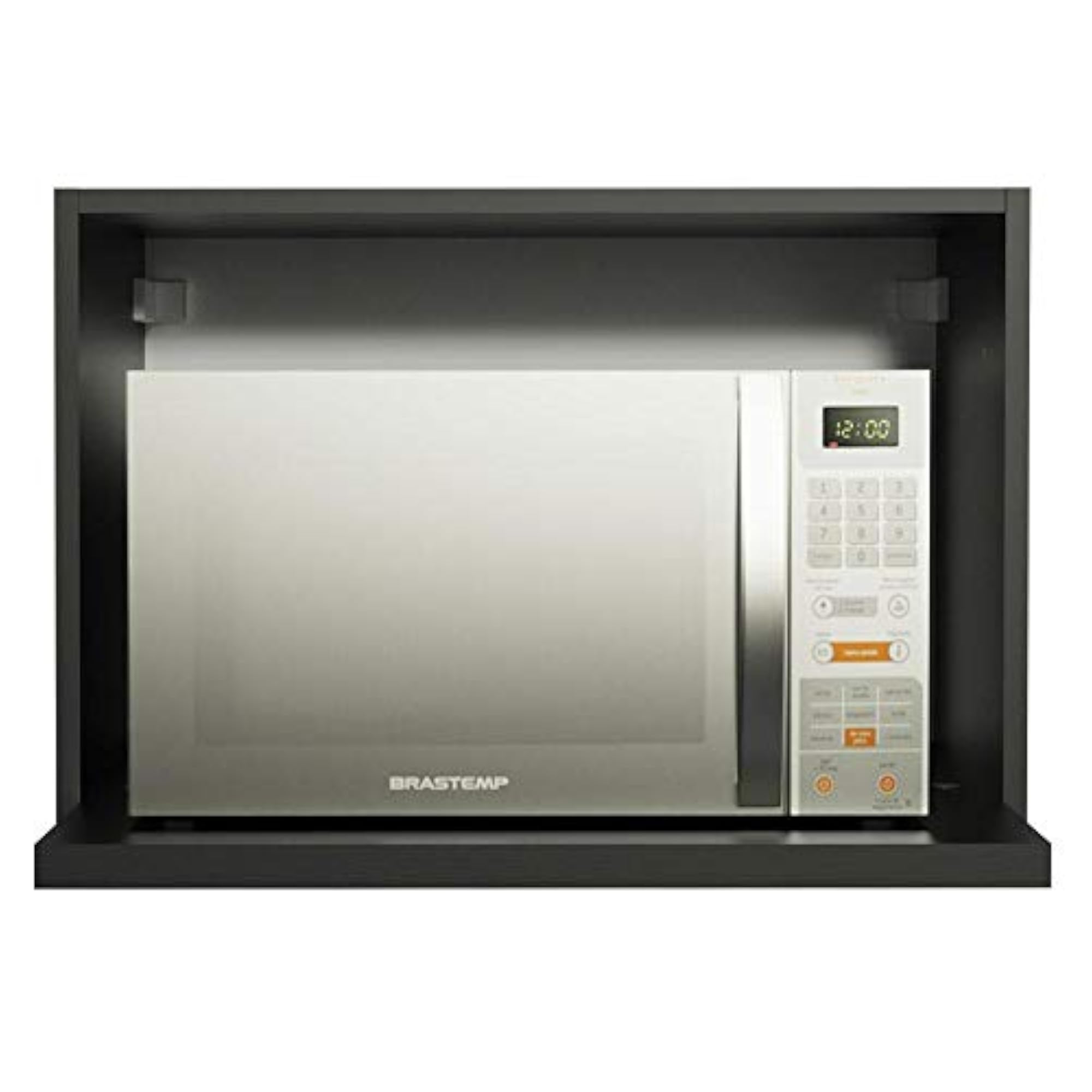 Modular Kitchen Microwave Compartment, Black