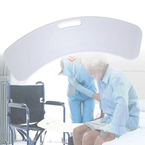 Planche De Transfert,Drap De Glisse Pour Personnes Âgées,Dispositif d'Aide Au Transfert Du Patient d'Un Fauteuil Roulant Au Lit,Planche Transfert Fauteuil Roulant Lit,Toilettes,Baignoire (Blanc)