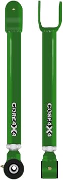 CORE 4X4-2pc Cruise Series Front Upper Adjustable Control Arms - Compatible with Jeep Wrangler JK/JKU 07-18 Green