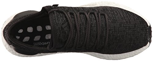 Adidas Men's Pureboost Running Shoe, Black/Dark Grey Heather/Black, 9 M Us #TOP4