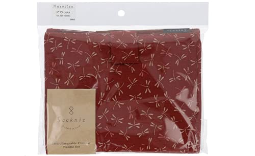 Seeknit Circular Knitting Needles Set, Bamboo, red, Mittelgroße/Große - Image 2