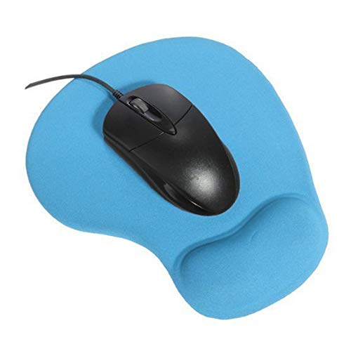 Ergonómica Alfombrilla Ratón con Silicona Apoyo de Muñeca, Almohadilla de Ratón Cómoda y Cojín Gel Reposamuñecas Suave Alivia el Estrés Antideslizante Base para Oficinas, Gaming, Ordenador