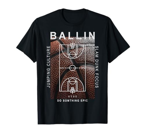 Basket Vintage Retrò Hip Hop Urbano Streetwear Basketball Maglietta