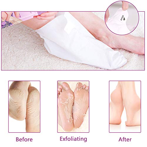 Find Back JH23 3 Pack Foot Peel Mask 3 In 1 Remove Dead And Dry Skin Callus & Get Smooth Baby Feet Moisturizing Foot Mask Peel Exfoliating Foot Treatment thumb #6