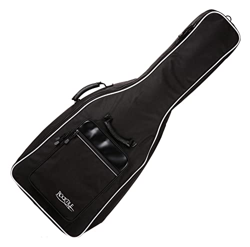 Rocktile housse pour guitare western – rembourré avec bretelles - Les Beatles, Paul McCartney, John Lennon, RIngo Starr, George Harrison Rocktile housse pour guitare western – rembourré avec bretelles