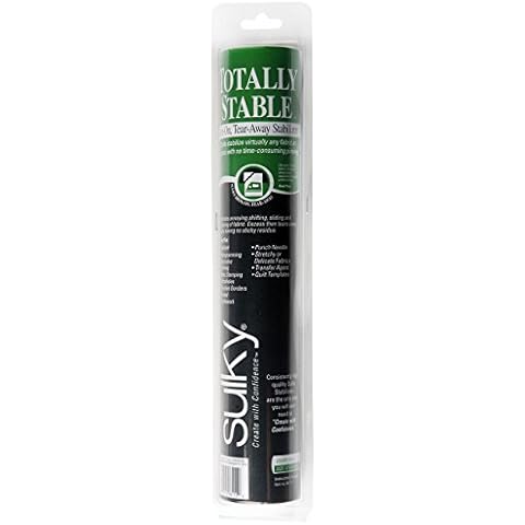 Sulky 12-inch x 12 yd Totally Stable Iron-On Tear-Away Stabilizer Roll Cover