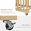 Amazon.com: Art Storage Rack with Caster Wheels Art Drying Rack Wood ...