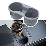 HALO BLK Center Console Cup Holder Insert for 2023 2022 2021 Tesla Model 3 Model Y, Removable & Wash